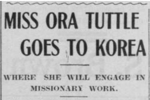 Ora Tuttle Goes to Korea