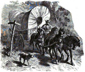 Wagon on Trail